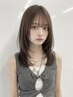 【顔まわりが大事*】カット+前髪ストレート [袋町]