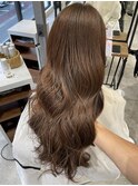 ブリーチなし　ベージュ　髪質改善　透明感 10代　20代