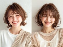 大人の女性に似合う、ナチュラルで上品なヘアスタイル