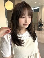 ローレンアオ(LOREN AO) ハッシュカット/グレージュ/デザインカラー/矢場町