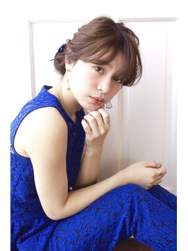 ベル 銀座並木通り店(Belle) ねじりでゆるめ　パーティアップスタイル