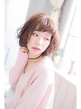 ネオリーブ コパン 鶴見店(Neolive copain) かわいらしさを演出するラフウェーブ♪