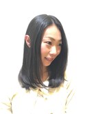ナチュラルストレートスタイル