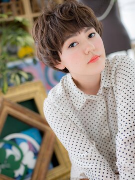 カバーヘア ブリス 川口(COVER HAIR bliss) *bliss川口*ふわくしゅ★くせ毛風カジュアルショートd