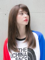 ナチュラル縮毛矯正 さらつやストレート 暗髪☆