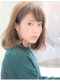 美髪うざバングストレートニュアンスボブ【船橋/西船橋】