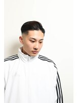 レンゲン(LENGEN)&nbsp;束感刈り上げビジネス七三ツーブロックアップバング１５０