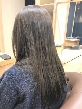 ヘアサロンアンドヘアメイクディー(hair salon hair make D) 仙台D　ワンレンロング  ワンレングス ナチュラルカットStyle