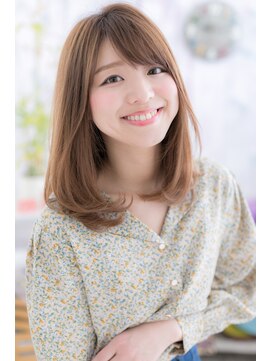 ミック ヘアアンドビューティー 大山店(miq  Hair&Beauty) ナチュラルモードが大人かわいい♪3Dハイライトロングウルフa1