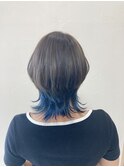 ウルフ×インナーカラー