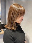 顔まわりレイヤースタイル