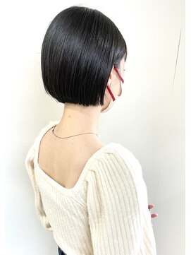 フランチェスカドットボブ(francesca.bob) 黒髪でも可愛い×ミニボブ【渡辺俊弥】梅田