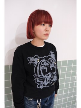 ニーム(nimes) 【nimes】ワインレッドボブ