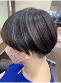 白髪ぼかしハイライトカラー