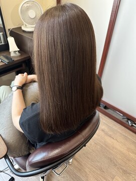 ライフ 四条畷店(Lyfe) アッシュグレージュカラー_大人ガーリーチョコレート_242