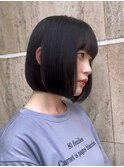 【LAGOON】♪暗髪と合う大人かわいい丸みボブ♪