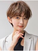 マッシュショート20代30代40代大人可愛い暗髪うる艶髪青山表参道