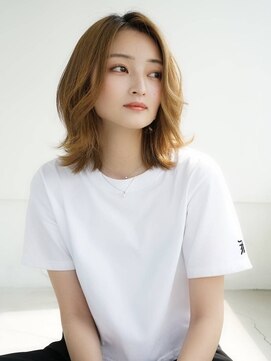 アグ ヘアー レシパ 星置店(Agu hair respa) 《Agu hair》垢抜け☆カジュアルレイヤーロブ
