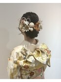 成人式 振袖着付け/ヘアセット/アップスタイル/ミナ