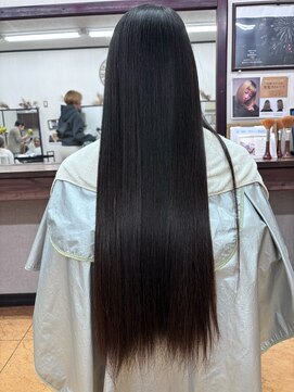 シルエットヘアメイク(silhouette hair make) 【お客様施術】艶髪♪縮毛矯正で髪質改善