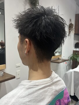 フェリスヘア(feliz hair) ツイストスパイラルパーマ　メンズモヒカン