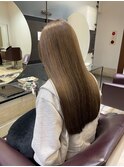 ミルクティーベージュダブルカラーインナーカラーケアブリーチ