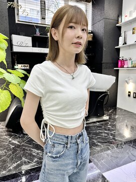 チュダック(ChuDuck) 韓国風《ミルクティー》ハイトーン/ケアブリーチ/ダブルカラー