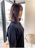 【kiji】顔まわりがポイントの大人ミディアム。＃久屋＃丸の内