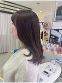 ベルベットブラウン×くすみカラー×フェイスレイヤー