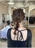 結婚式ヘアセット
