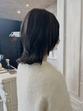 キャアリー(Caary) 福山美容室carry 個性派ロングウルフレイヤー外ハネ10代20代