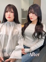 ラピス 福岡天神店(Lapis)&nbsp;ラベンダーグレー×エクステ80枚