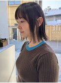 外ハネボブ/ボブ/髪質改善/縮毛矯正/縮毛/ストレートパーマ/美髪