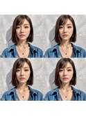 ナチュラルストレートボブ