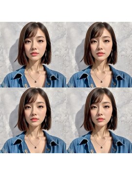 ウィールール 札幌店(WE RULE) ナチュラルストレートボブ