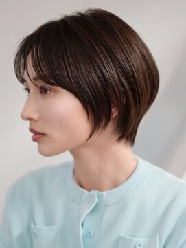 ソワネ 表参道(soigne) 表参道髪質改善カラー顔周りレイヤーボブアッシュグレージュ40代