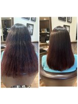 ルチア(Lucia)&nbsp;ノンアルカリ縮毛矯正イルミナカラーTOKIOトリートメント