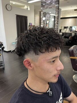 ヘアーメイク ロージー 北18条店(HAIR MAKE ROSY) 緩めツイストスパイラルパーマ波巻きパーマメンズパーマ20代30代