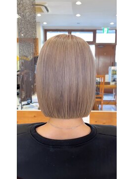 ラ ポルト ドゥ サワ(La Porte de SAWA) 20代30代◎透明感ミルクティーハイトーンボブ