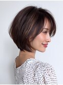 クラゲヘアー/小顔に見せるヘア/ココアベージュ/大宮