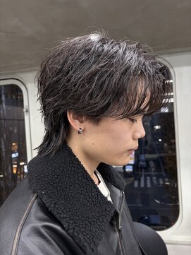 ニコ トウキョウ ロジック(nico TOKYO Logic) シャドウパーマメンズメッシュメンズパーマ波巻きパーマ韓国ヘア