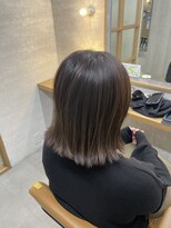 エマ 日吉(emma)&nbsp;育てるハイライト風♪表面だけブリーチでダメージ軽減＊