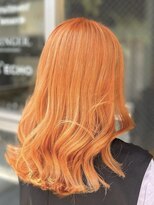 ルフレ 新宿歌舞伎町店(Reflet) ブリーチダブルカラー/オレンジ/ビビットカラー