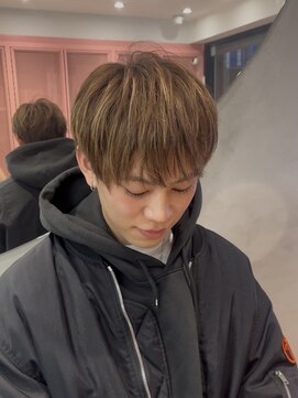 ロンドポレール 北千住(Lond polaire) men's/メンズ/毛流れセンターパート/ナチュラルセンターパート