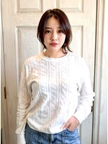 ロニカ 銀座(LOuNICA)&nbsp;小顔カット/ボブレイヤー/フェミニン/抜け感ヘア #銀座#東銀座