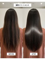 SENJYU 名古屋 名駅【髪質改善 縮毛矯正 白髪ぼかし特化サロン】【4月中旬~(予定)】 酸熱トリートメントで髪質改善/ツヤ髪ロング