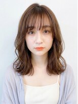コア(CoRe.gn)&nbsp;小顔似合わせカットくびレイヤーエモージュ大人可愛いブラウン
