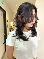 ニコフクオカヘアーメイク(NIKO Fukuoka Hair Make)&nbsp;【NIKO】ブリーチなしダブルカラー.ミディアムレイヤー.透明感