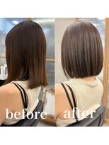 ヘアサロン ドットプラス 町田店(dot. plus)&nbsp;【市井友佳子】伸びても崩れにくいボブ/デジタルパーマ/町田