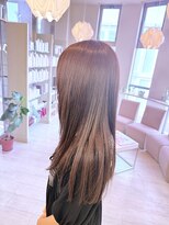 ヘアメイクアン(Hair Make Une)&nbsp;バイオレットブラウン×艶ロング◎